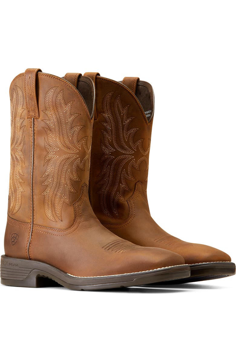 Ariat Ridgeback Oily Western Boot, Main, color, Brown