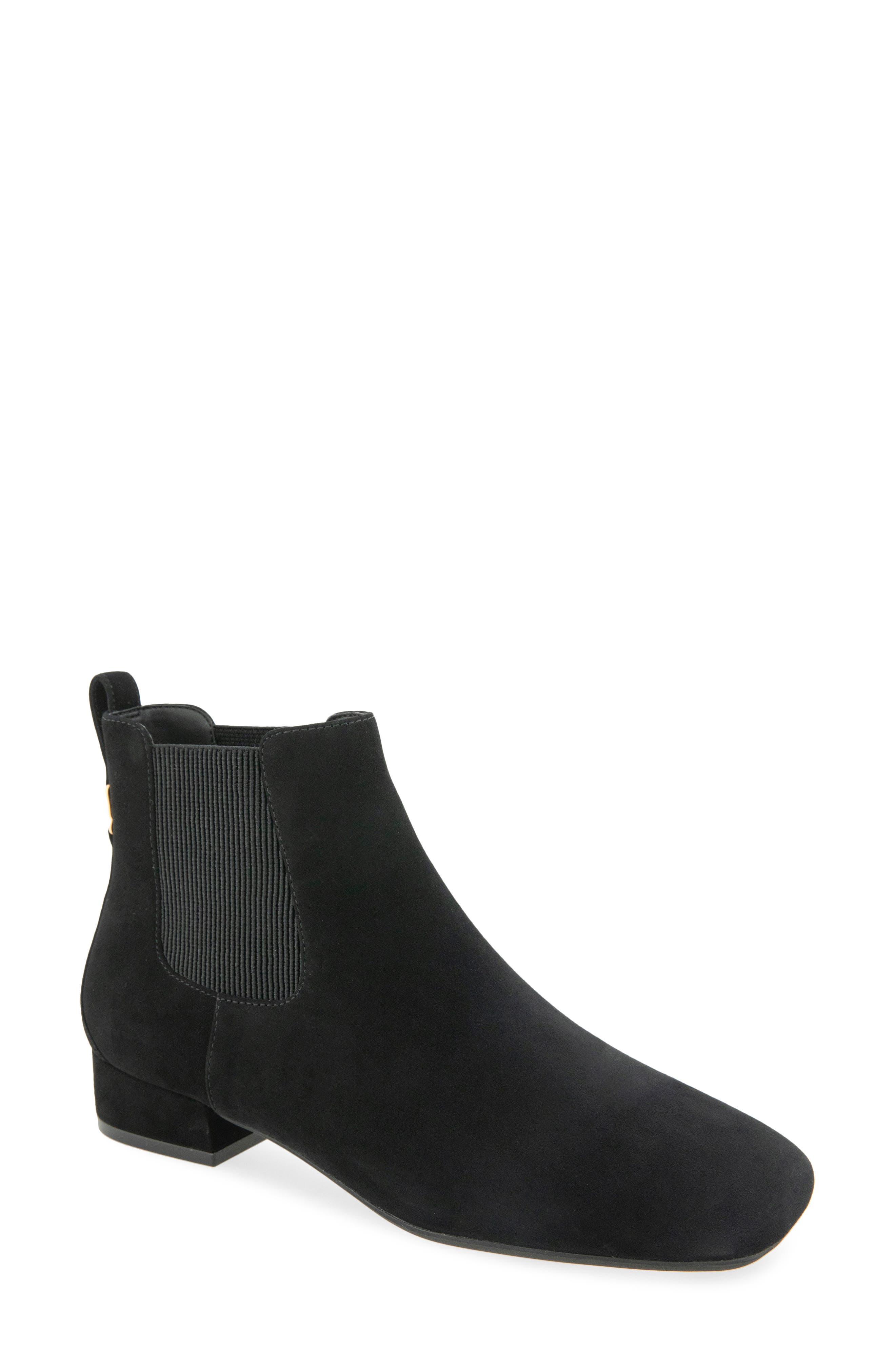 Aerosoles Nancilee Chelsea Boot, Main, color, Black Suede