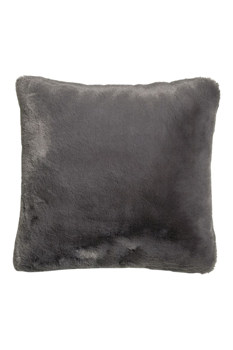 Squish Accent Pillow, Main, color, CHARCOAL CHARLIE