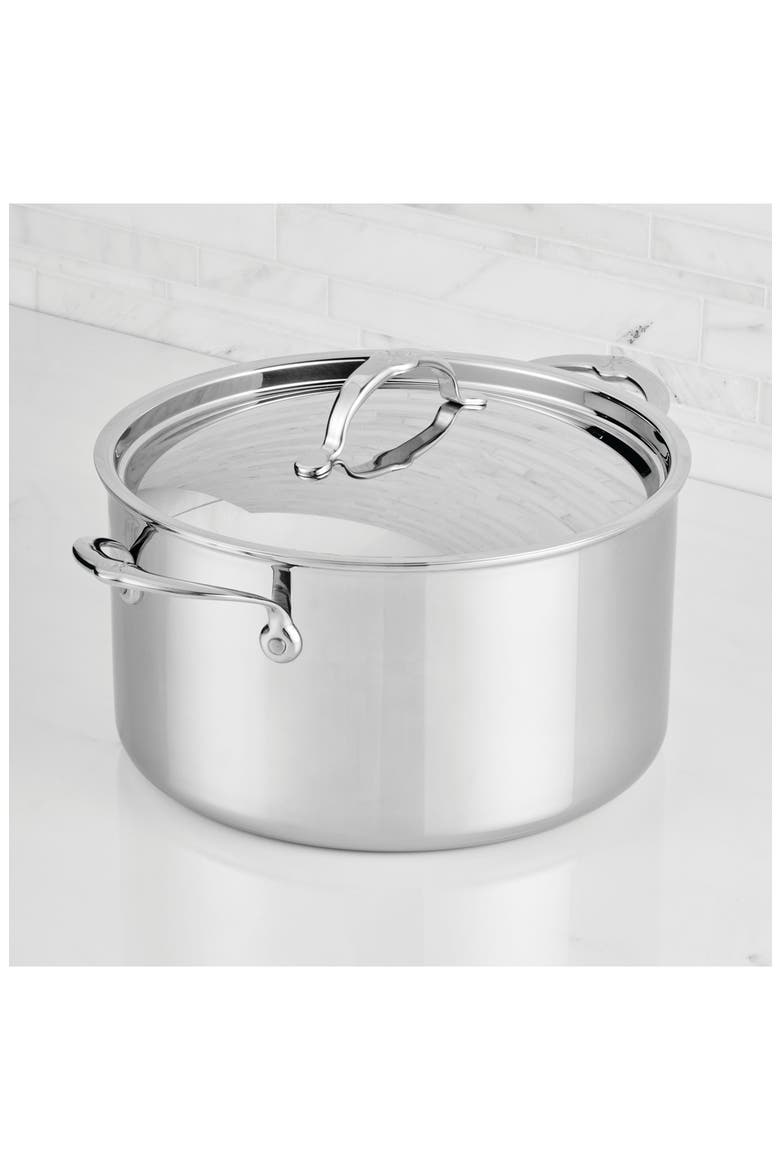 ProBond® Luxe Professional Clad Stainless Steel 12-Quart Stock Pot with Lid, Alternate, color, NO COLOR