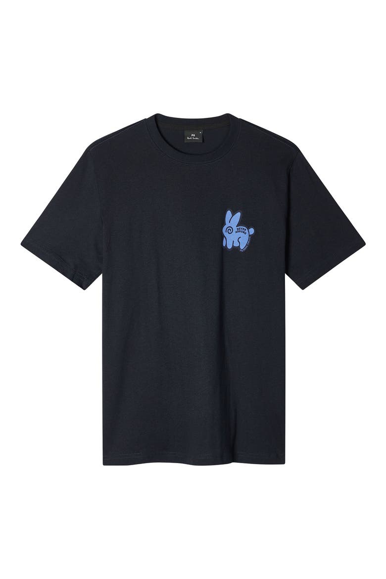 Bunny Graphic T-Shirt, Alternate, color, 49