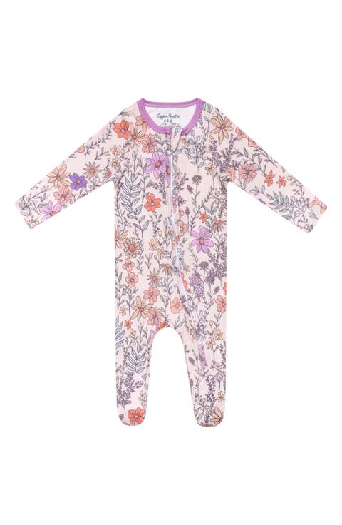 Flora Zip-Up Footie (Baby)