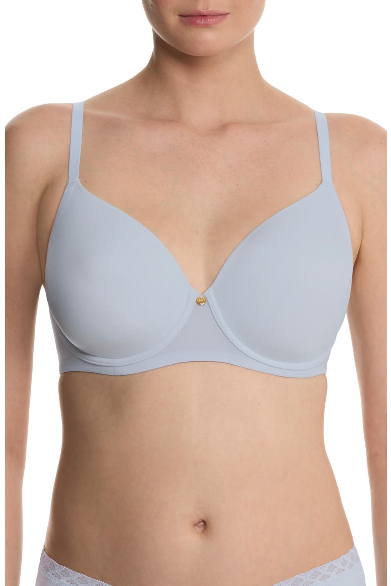 Cloud Comfort Back Smoothing T-Shirt Bra, Main, color, Frosted Sky