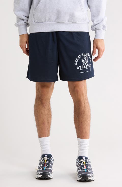 Mustang Athletics Mesh Drawstring Shorts