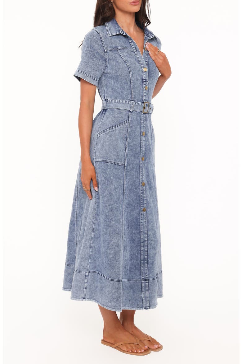 Tamara Maxi Dress, Alternate, color, MED DENIM