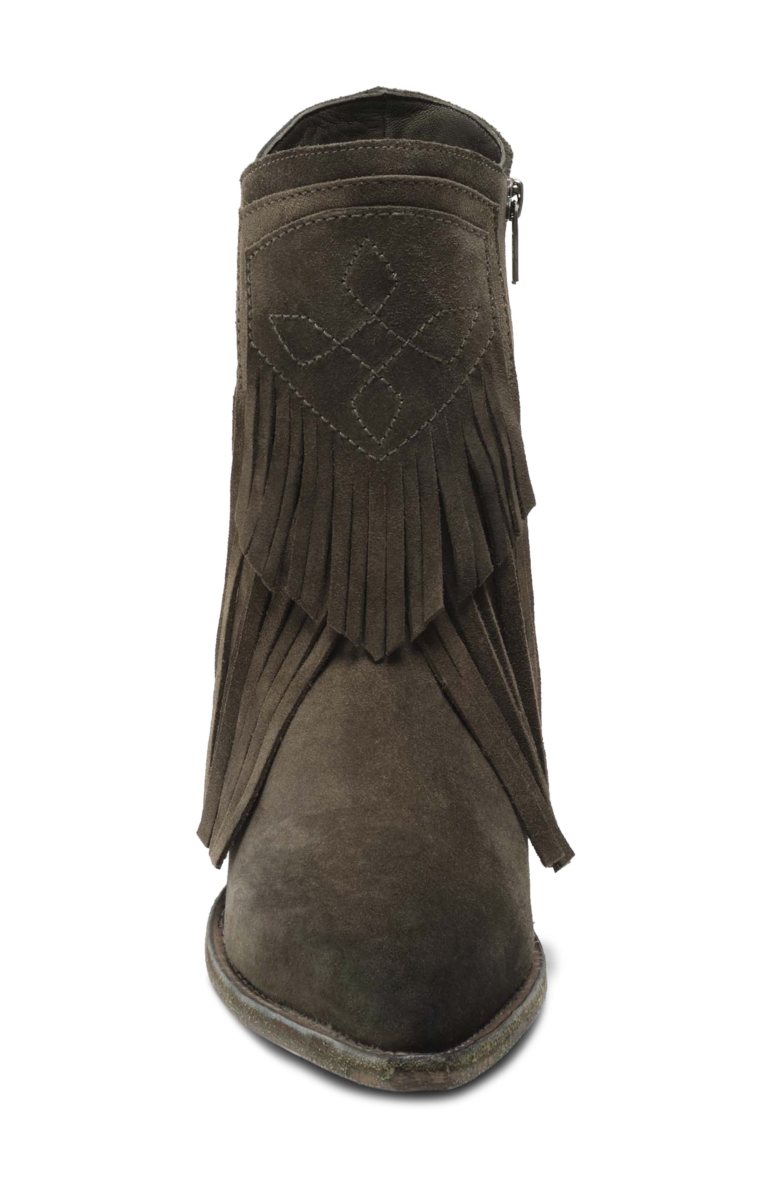 Lawless Fringe Bootie, Alternate, color, TAUPE