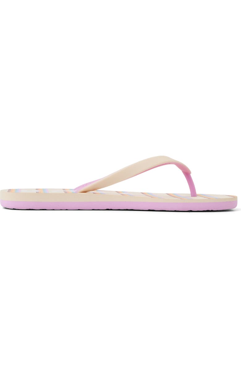 Roxy Tahiti VII Flip Flop, Alternate, color, White Overflow