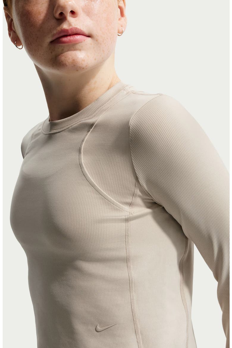 Kids' Mavn Dri-FIT Long Sleeve Top, Alternate, color, CREAM II/CREAM II/CREAM II