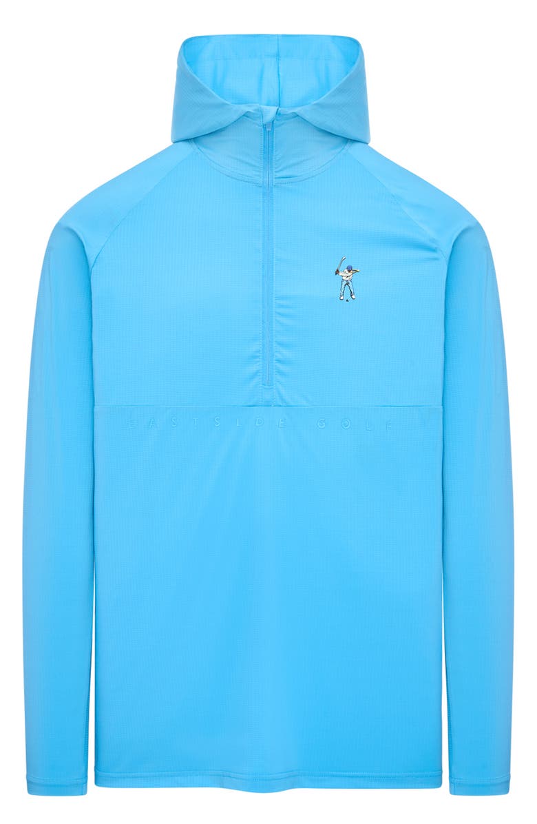 Eastside Golf Half Zip Golf Hoodie, Alternate, color, Tranquil Blue