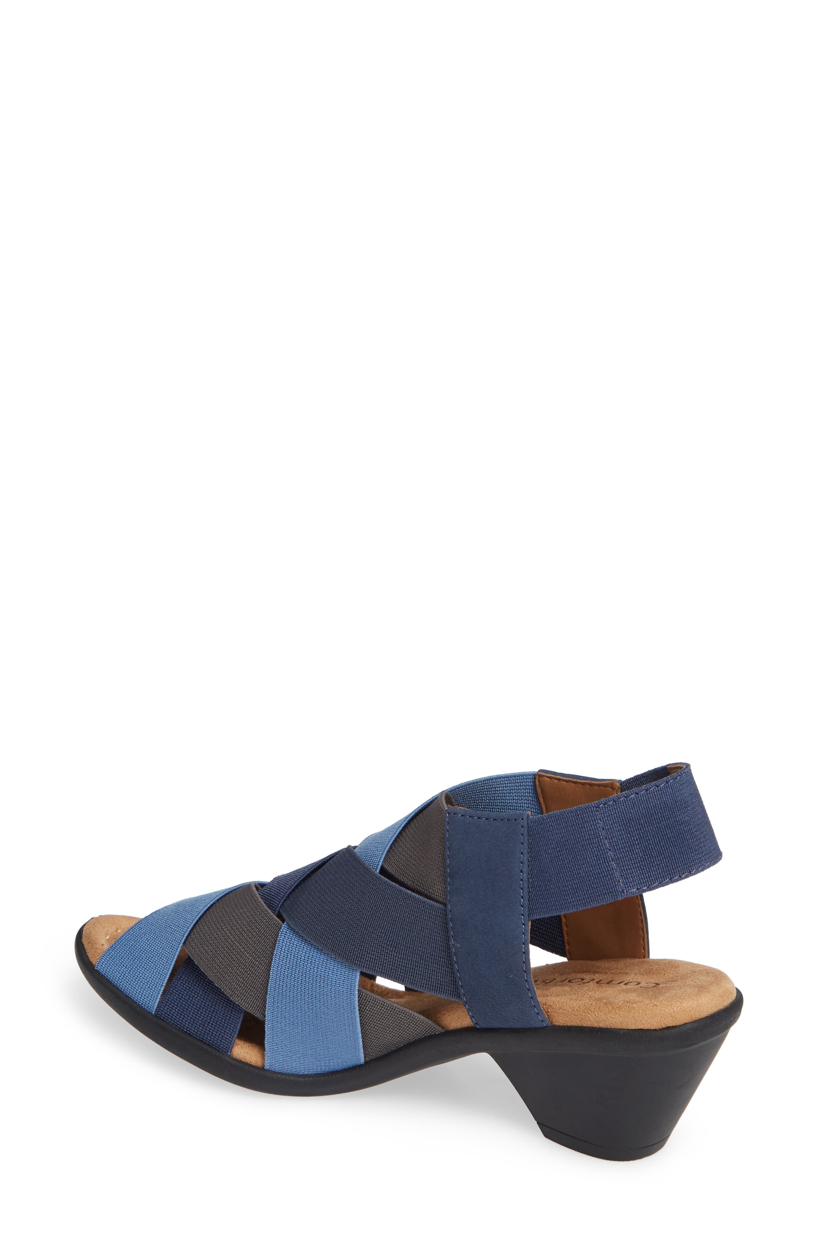 Farrow Woven Slingback Sandal, Alternate, color, DENIM NUBUCK LEATHER