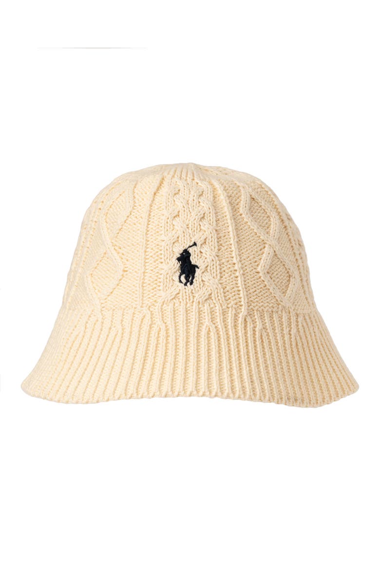 Polo Ralph Lauren Cable Knit Bucket Hat (Men) | Nordstrom
