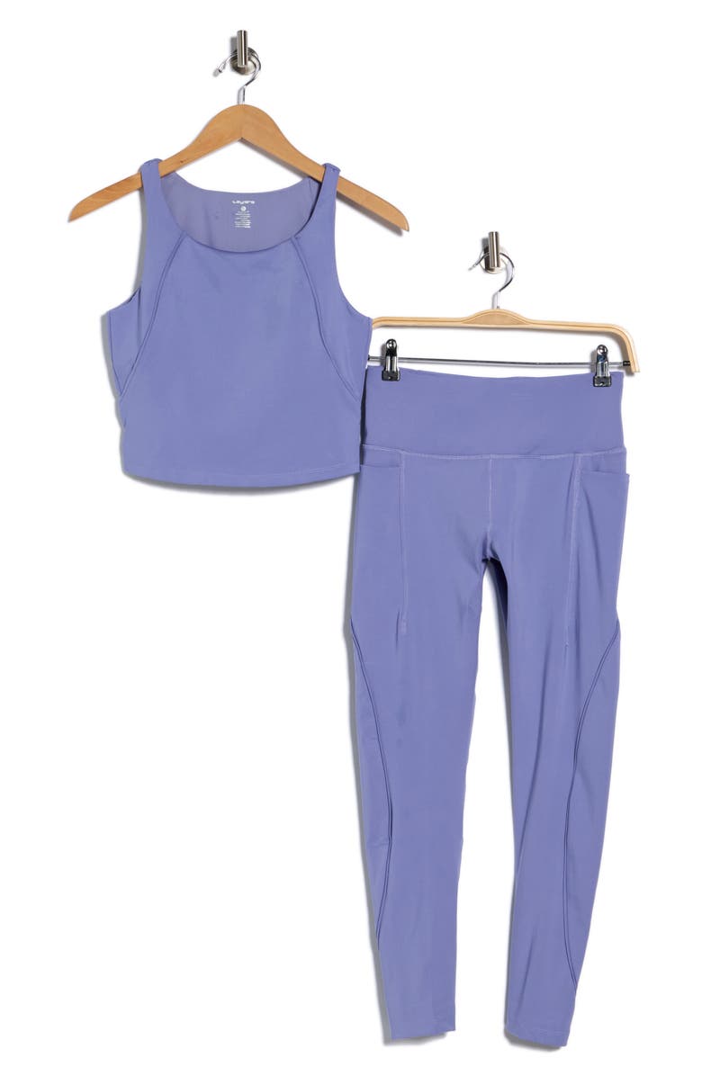 Perfect Piping Tank Top & Leggings Set