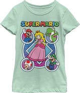 NINTENDO Girl's Nintendo Super Mario Princess Peach Friends  Graphic T-Shirt
