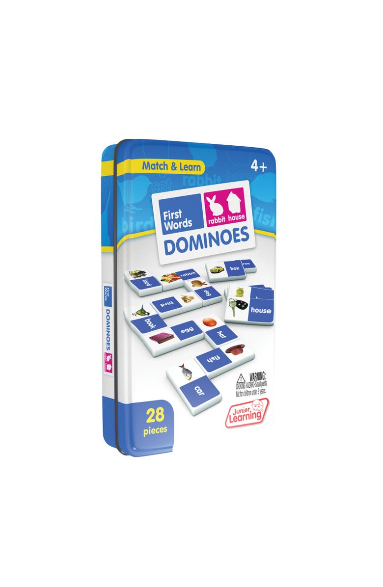 Junior Learning First Words Dominoes Tile Game, Alternate, color,