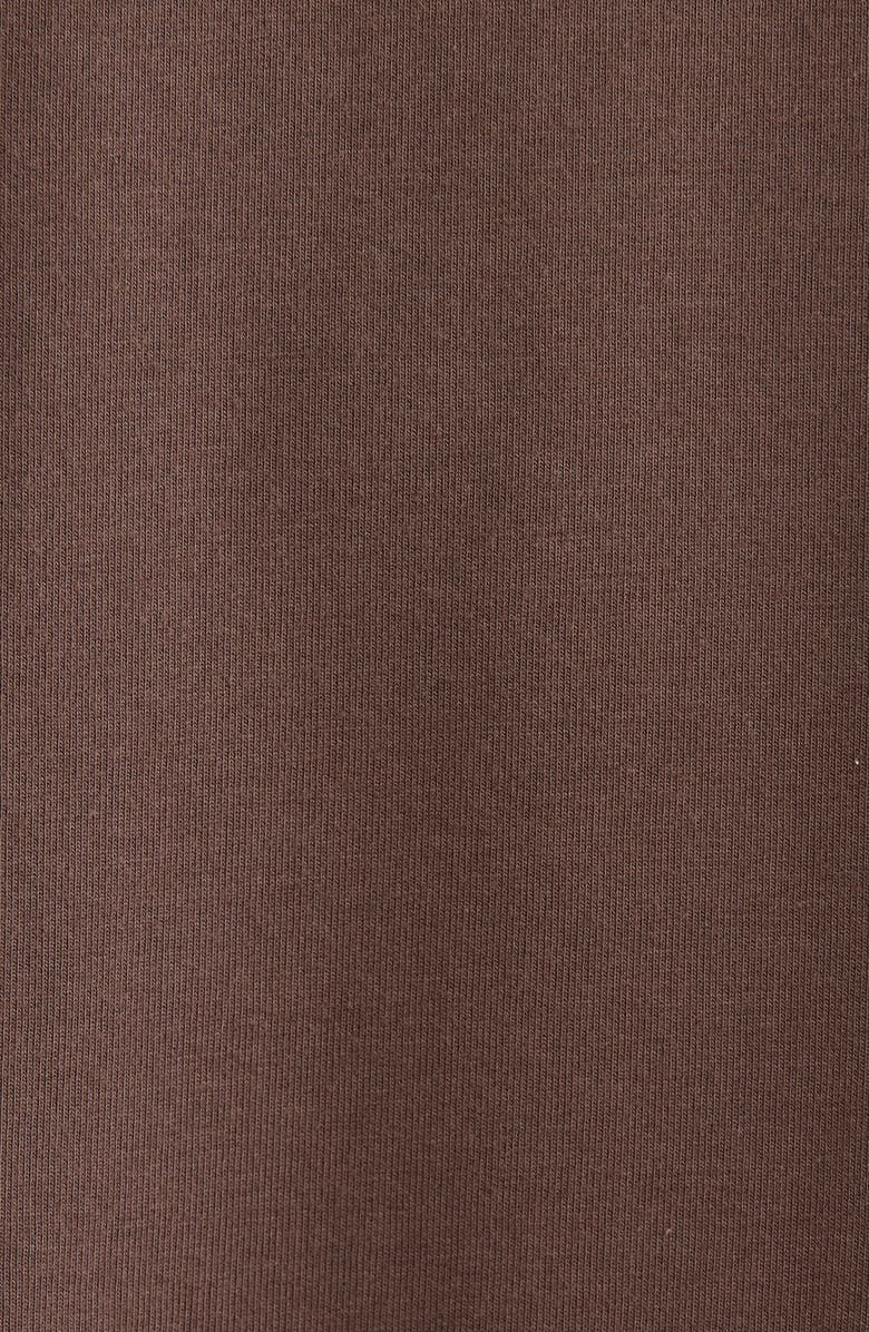 Lacoste Loungewear Cotton Blend Fleece Pajama Polo, Alternate, color, Grume