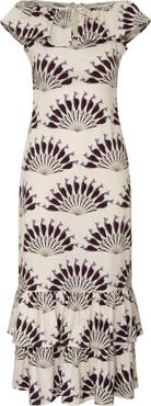 The Lulo Project Stillness Bird Print Dress