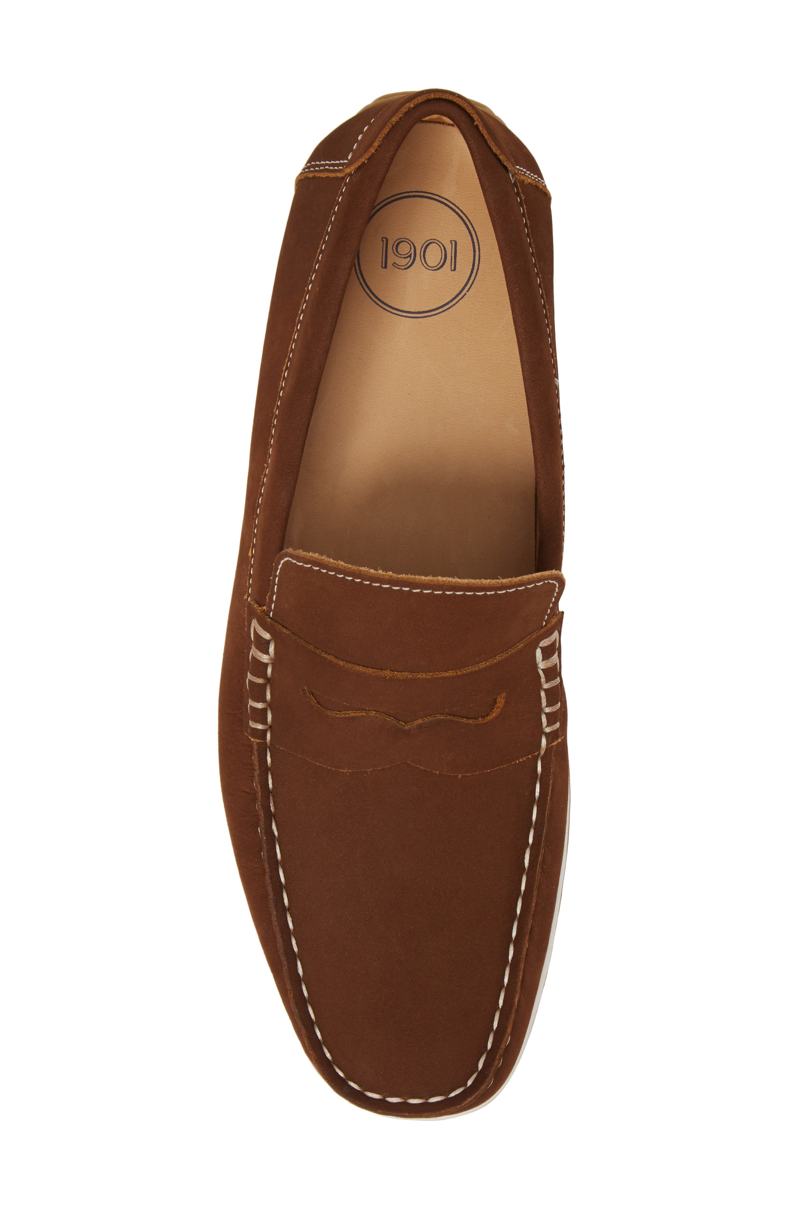 Breakside Driving Loafer, Alternate, color, BROWN NUBUCK