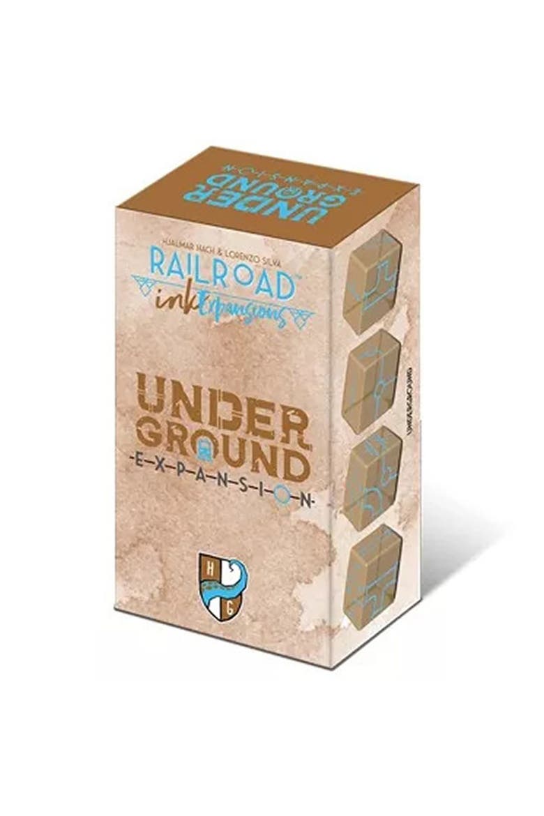 Railroad Ink Underground Expansion Pack, 1+ Players, Main, color, Multicolored