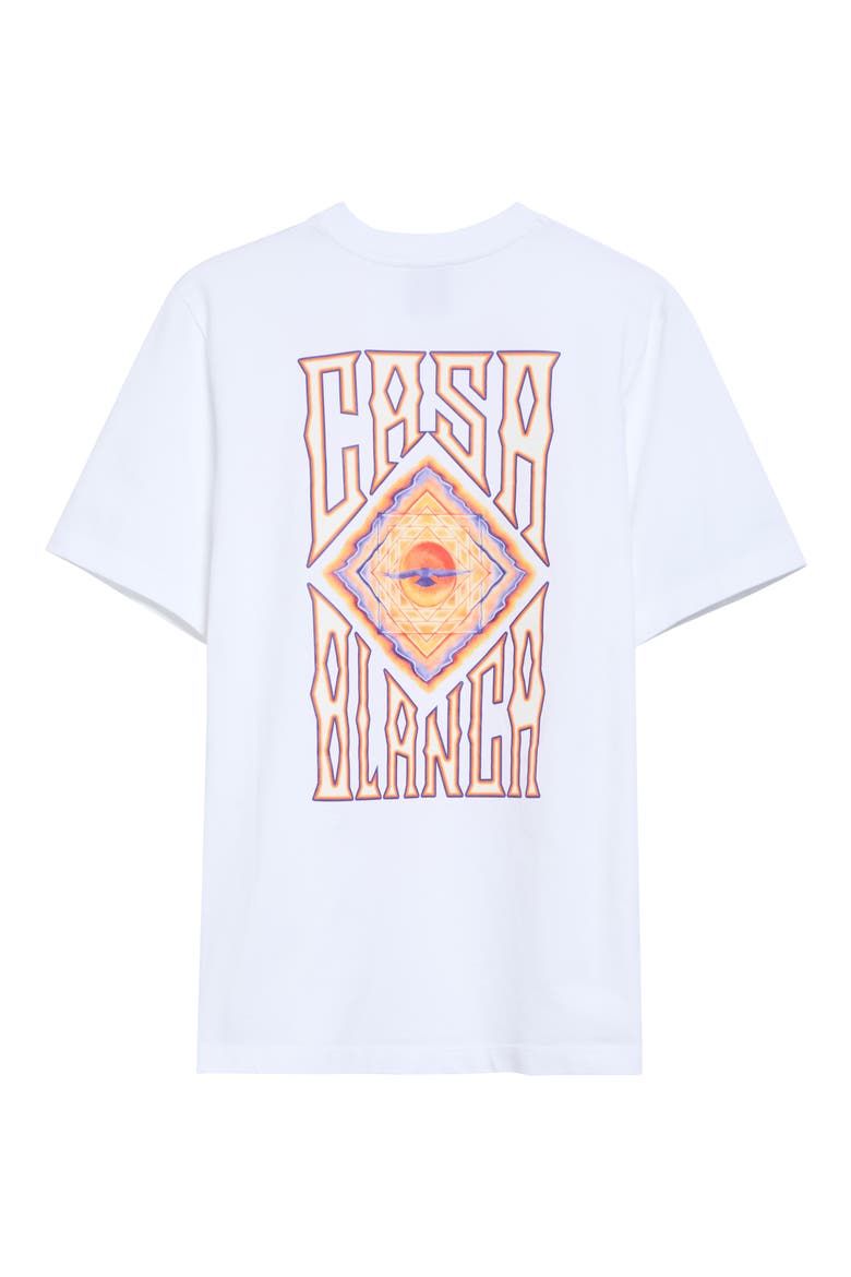 Classic Fit Hermons Mirage Organic Cotton Graphic T-Shirt, Alternate, color, BRIGHT WHITE JERSEY