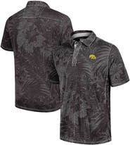 Tommy Bahama Men's Tommy Bahama Black Iowa Hawkeyes Big & Tall Sport Santiago Paradise Polo