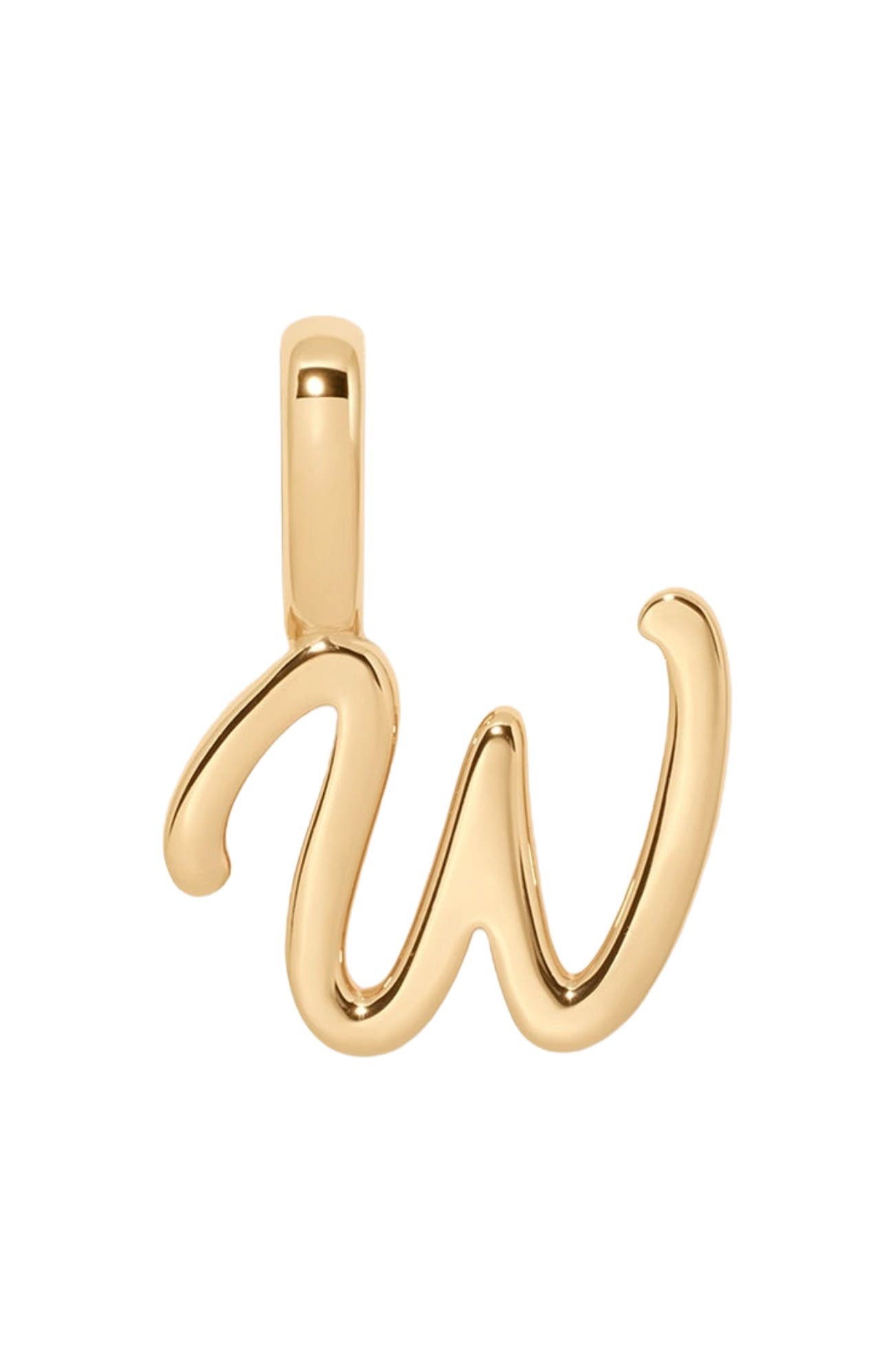 Gold Vermeil Initial W