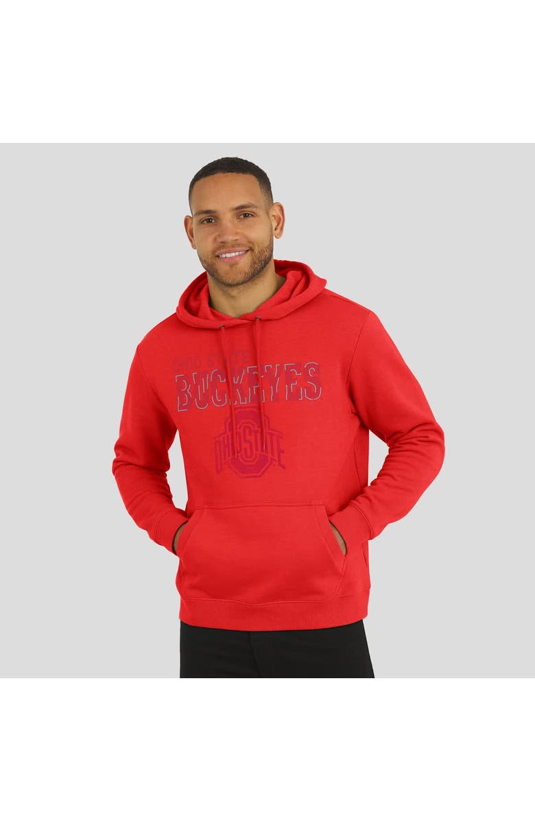 Darius Rucker Collection by Fanatics Men's Darius Rucker Collection by Fanatics  Scarlet Ohio State Buckeyes Faded Hoodie, Alternate, color, Scarlet