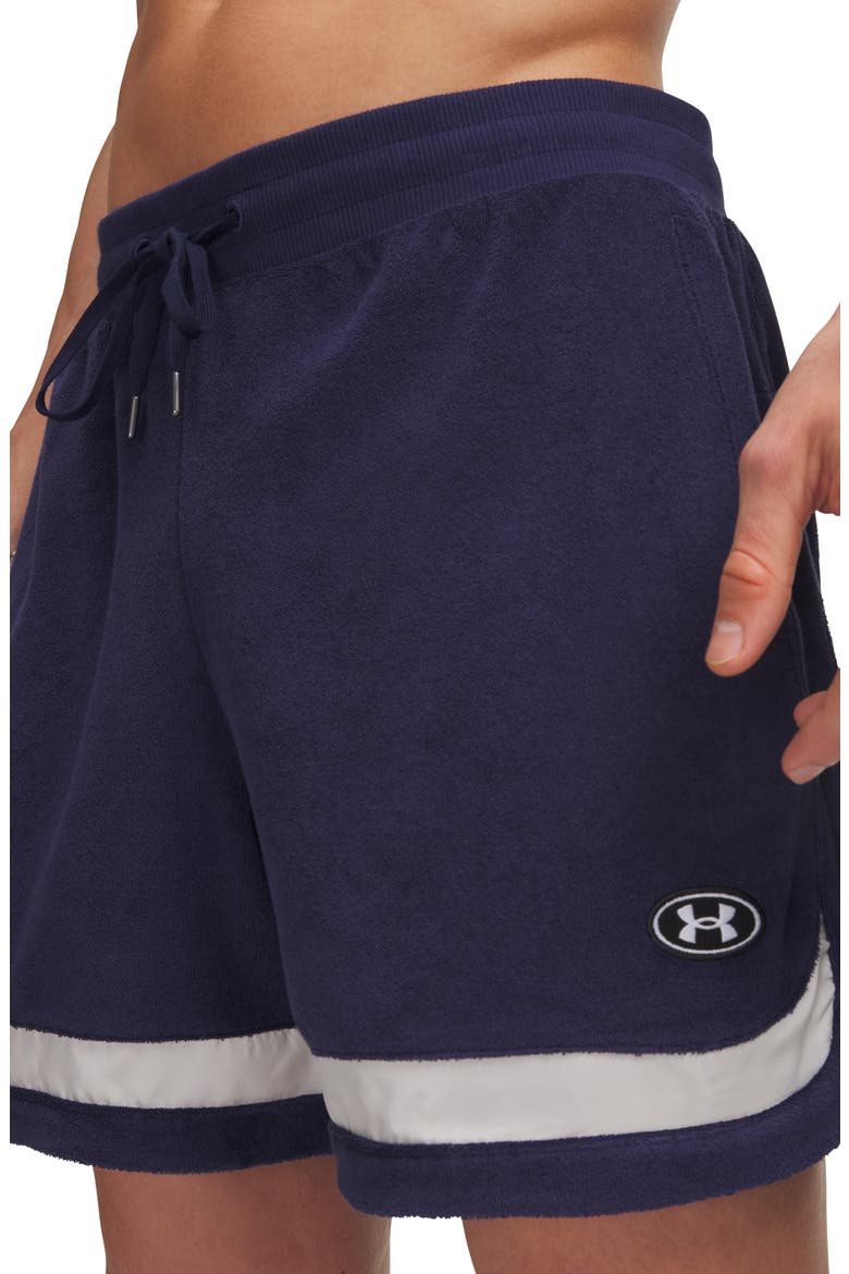 Icon Terry Cloth Shorts, Alternate, color, MIDNIGHT NAVY