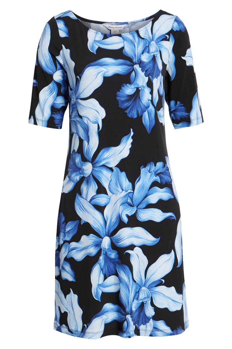 Orchid Rua Dress, Alternate, color, BLACK