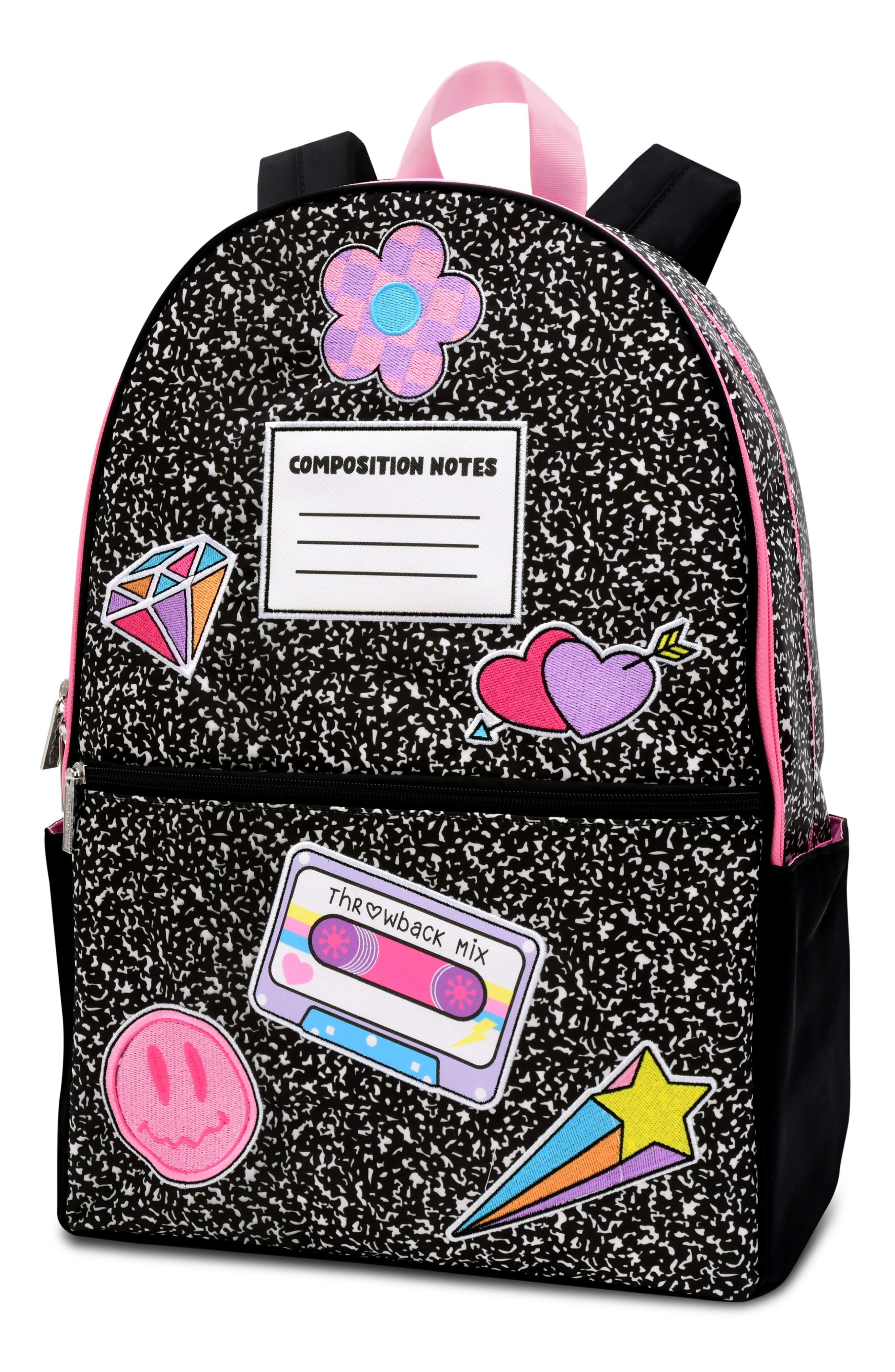 Iscream Kids' Throwback Mix Backpack, Alternate, color, 
