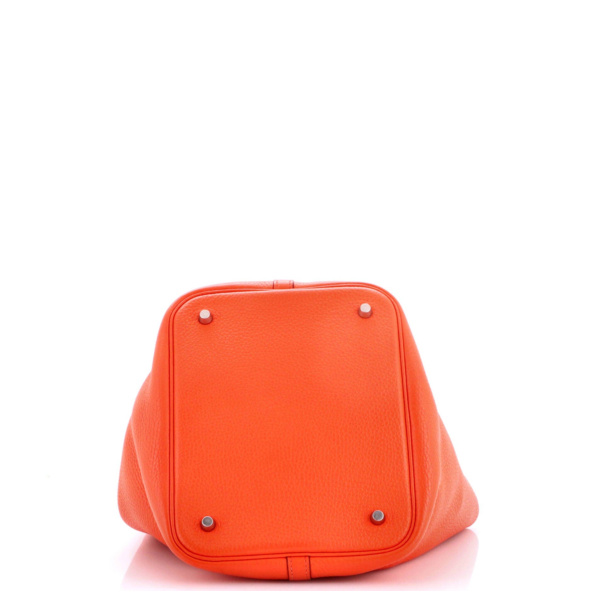 Picotin Lock Bag Clemence MM, Alternate, color, Orange
