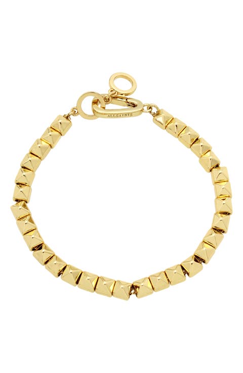 Pyramid Flex Chain Bracelet