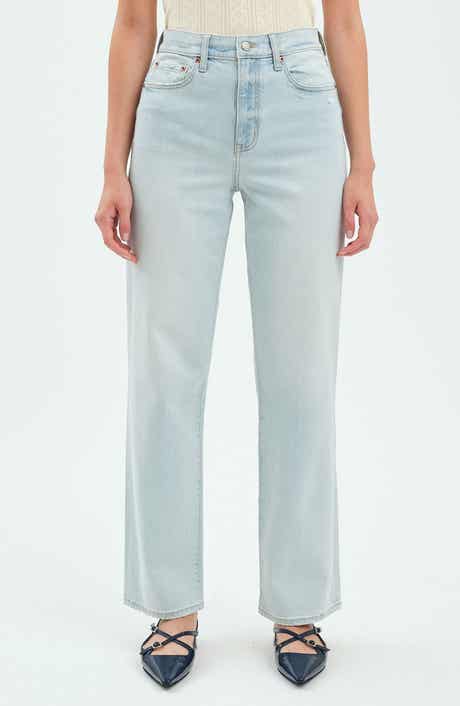 DAZE Sundaze High Waist Straight Leg Jeans