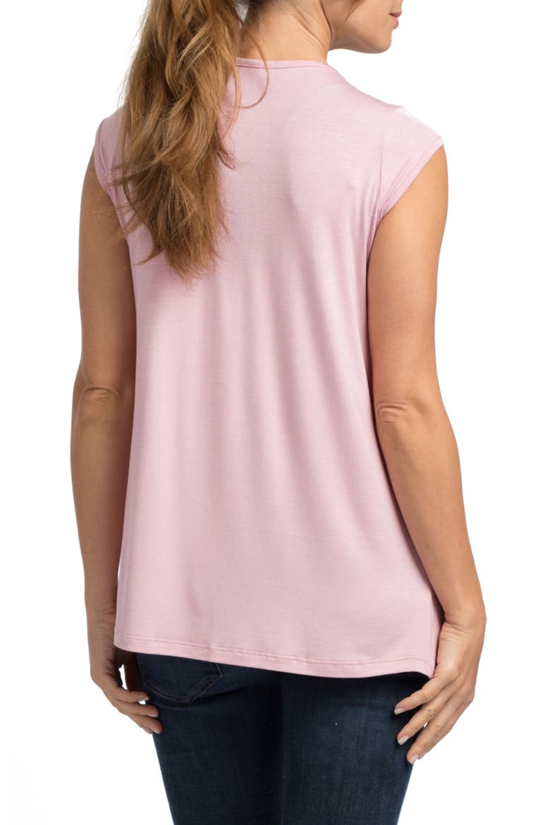 Newport Maternity/Nursing Top, Alternate, color, PETAL PINK