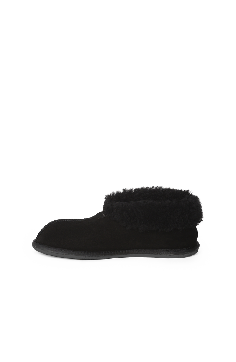 Celtic & Co. British Shearling Bootee Slippers, Alternate, color, Black