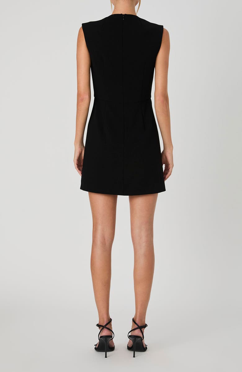 French Connection Ruth Whisper A-Line Dress, Alternate, color, Black