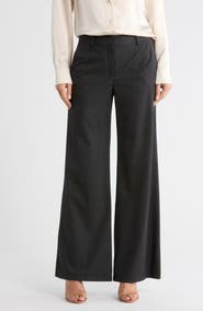 TWP Howard Stretch Wool Wide Leg Pants