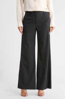 TWP Howard Stretch Wool Wide Leg Pants