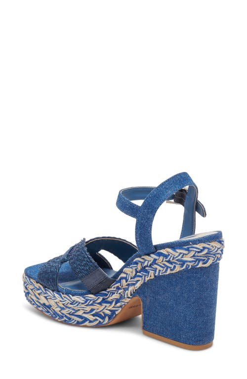 DOLCE VITA DOLCE VITA CALE WOVEN RAFFIA PLATFORM SANDAL