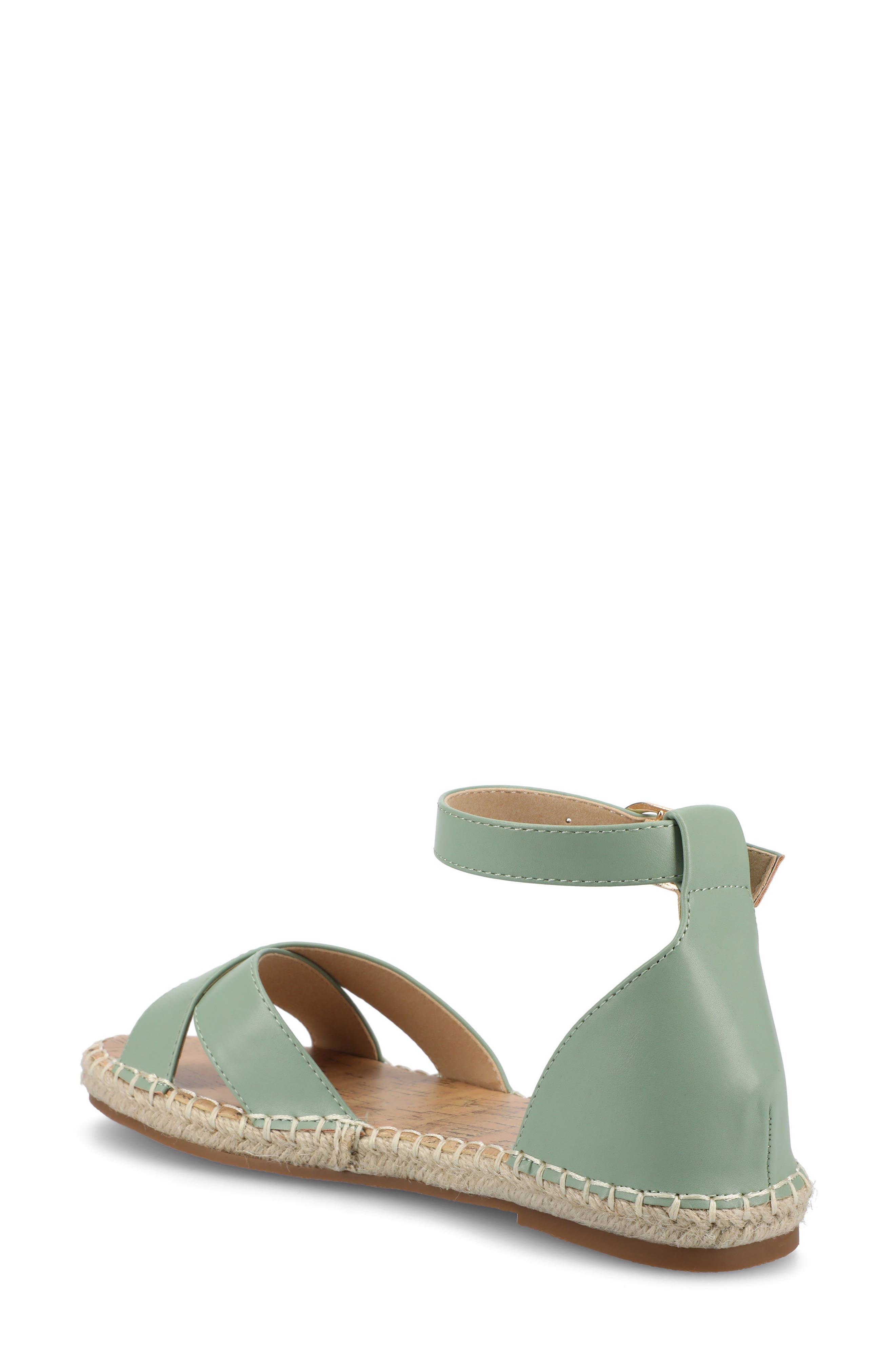 JOURNEE Lyddia Espadrille Sandal, Alternate, color, GREEN