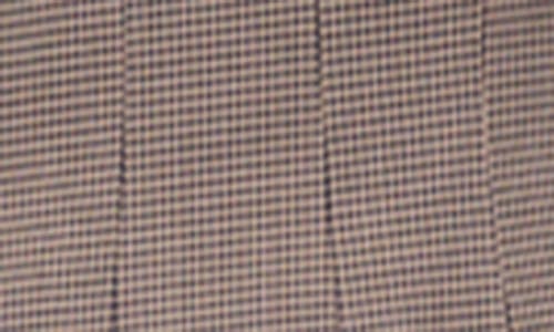 Staud Wells Houndstooth Fit & Flare Midi Dress In Brown