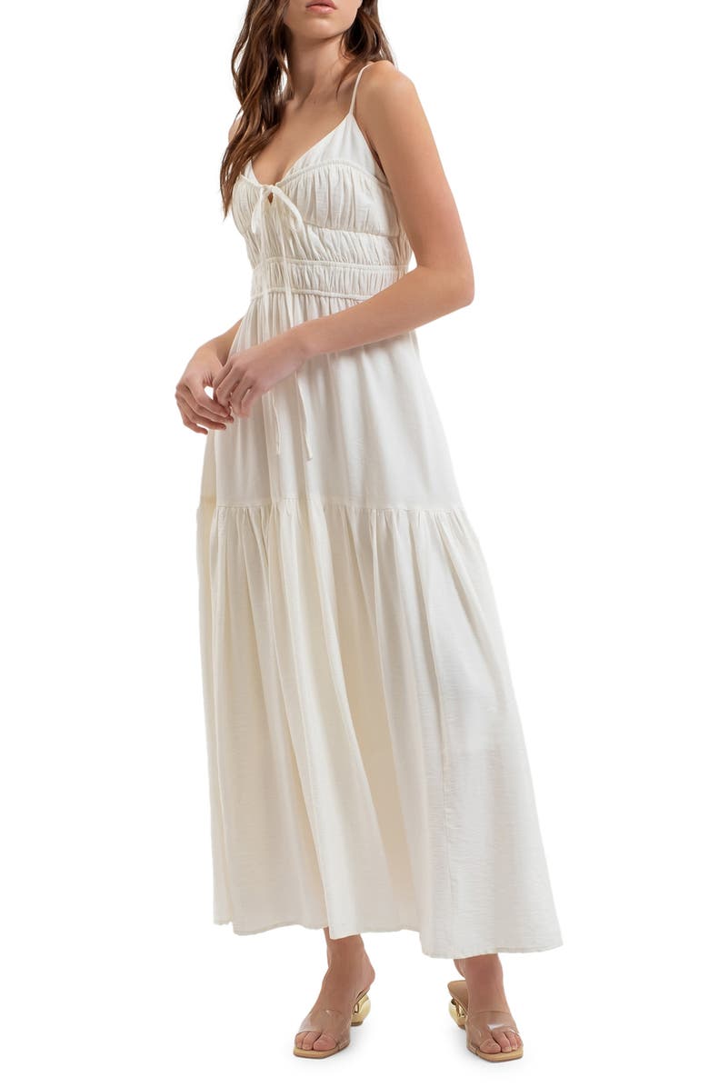 Blu Pepper Smocked Sleeveless Maxi Dress, Alternate, color, 