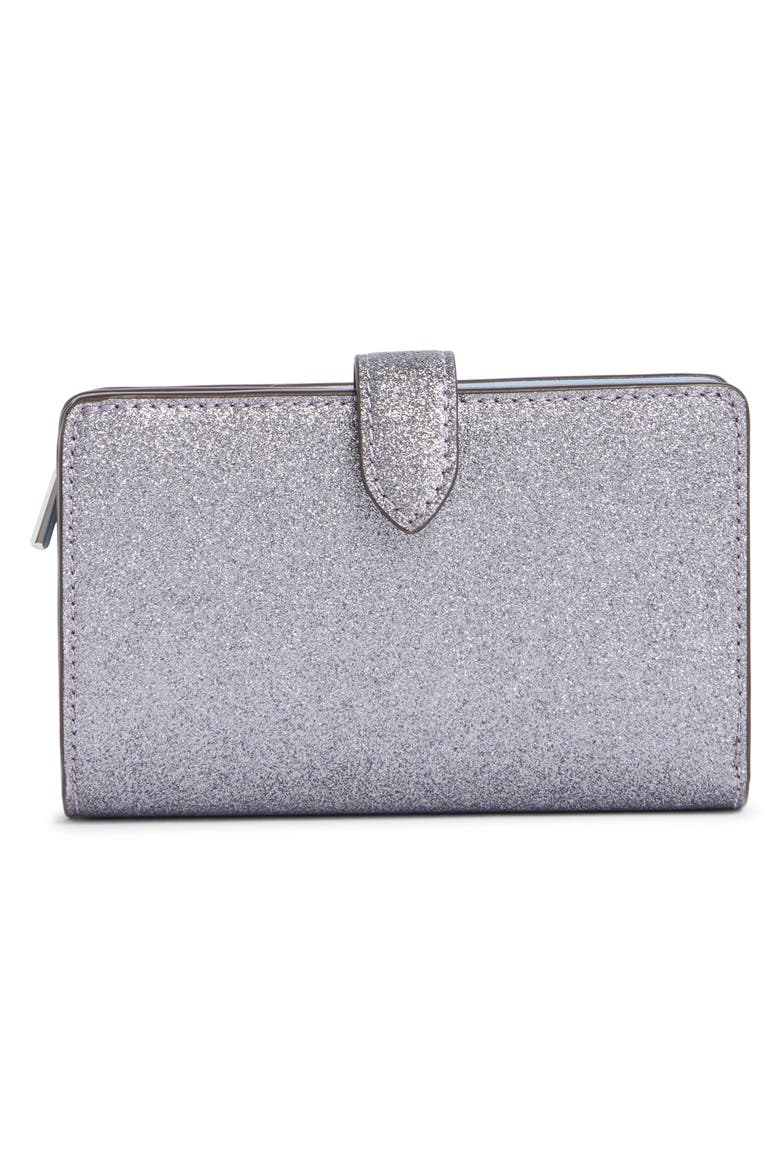 kenzie glitter bifold wallet, Alternate, color, CANDIED FLOWER