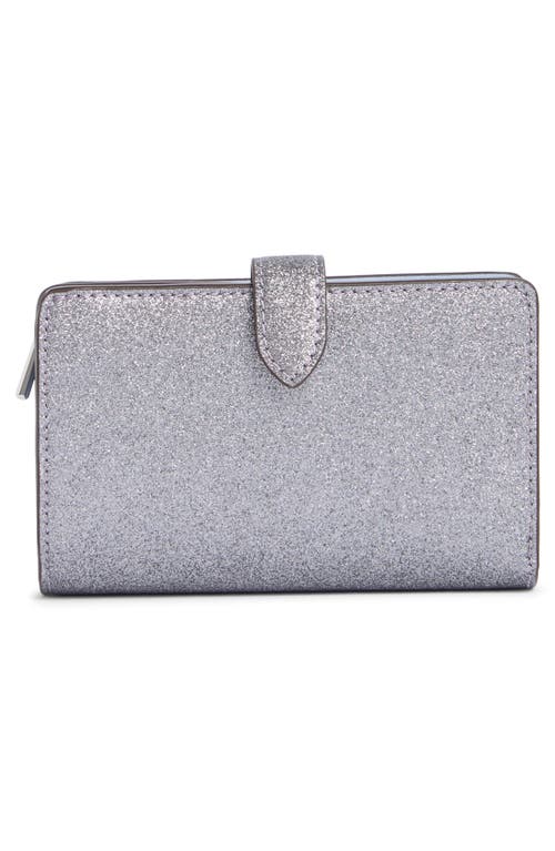 Kate Spade New York Kenzie Glitter Bifold Wallet In Pink