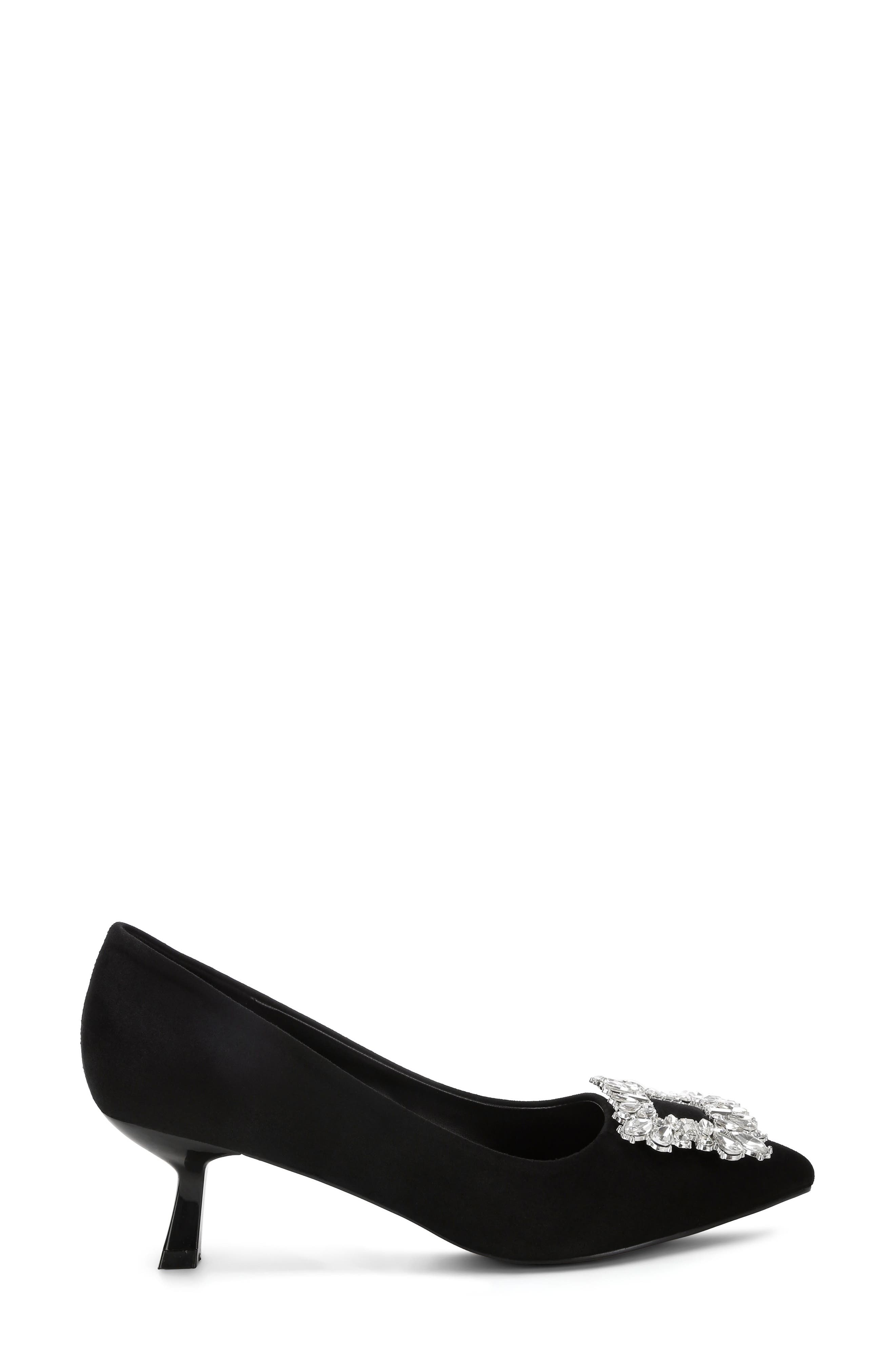 Peyton Pointed Toe Pump, Alternate, color, BLACK