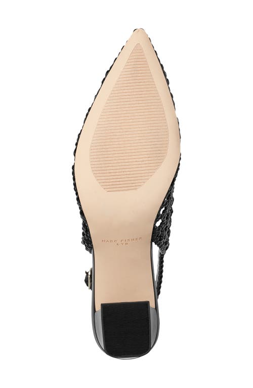 Marc Fisher Ltd Zaiden Slingback Pointed Toe Pump In Black