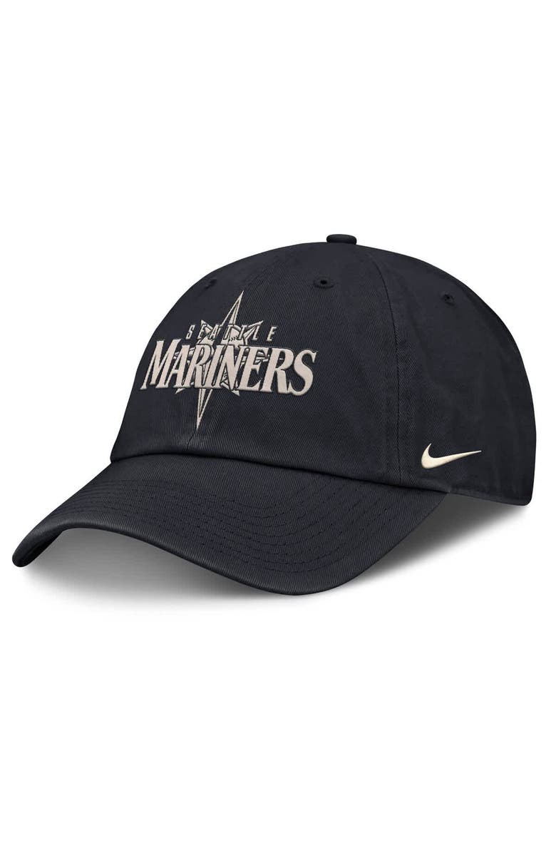 Nike Men's Nike Navy Seattle Mariners Statement Club Adjustable Hat, Main, color,