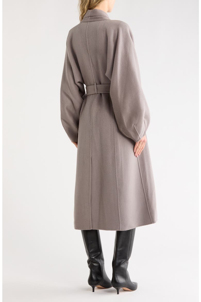 Tom Wool Coat with Balloon Sleeves, Alternate, color, ELEPHANT GREY