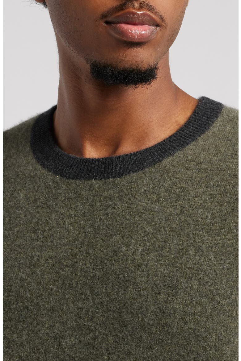 Downing Oversize Wool & Cashmere Sweater, Alternate, color, GREENMULT