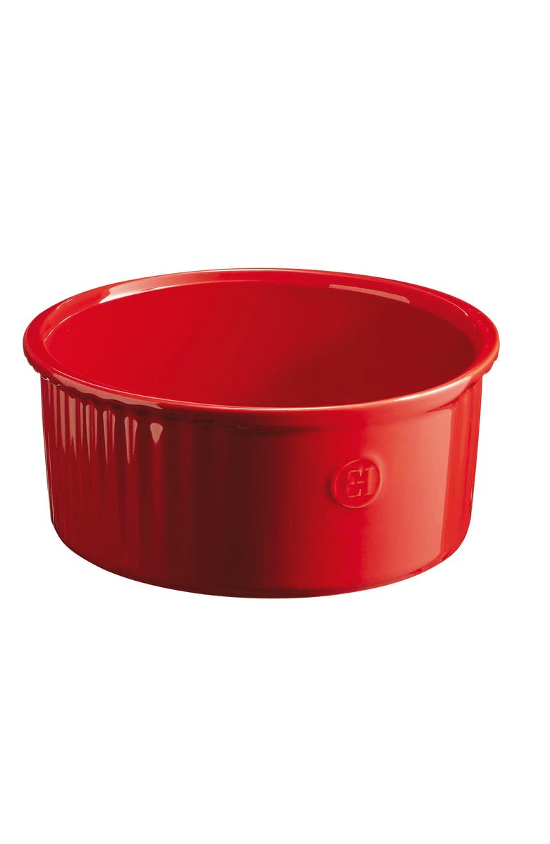 Emile Henry Souffle Dish, Main, color, Burgundy