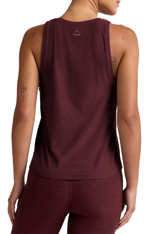 Beyond Yoga Featherweight Rebalance Tank In Burgundy